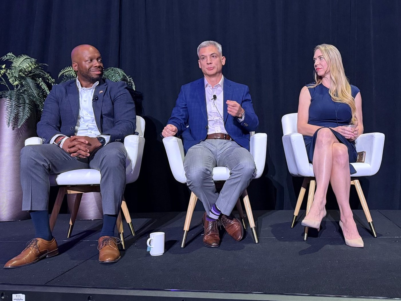 Jeff Helfgott speaking on a panel at Innergize 2026
